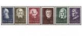 Polonia 1959 - oameni de știință, serie neuzata
