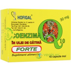 Coenzima Q10 + Ulei Catina Forte 30mg 40cps moi