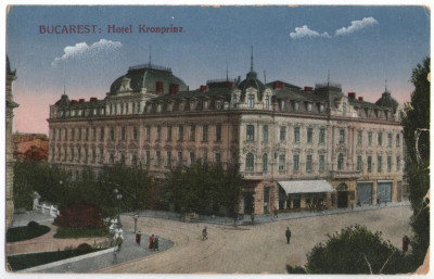 1918 - București, hotel Kronprinz foto