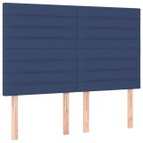 Cumpara ieftin Tablie de pat albastra 144x5x118/128 cm, material textil