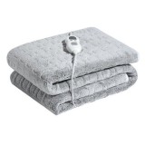 Patura Electrica Deluxe eMazing, Dimensiuni 152 x 127 cm, Putere 100 W, Gri Perla