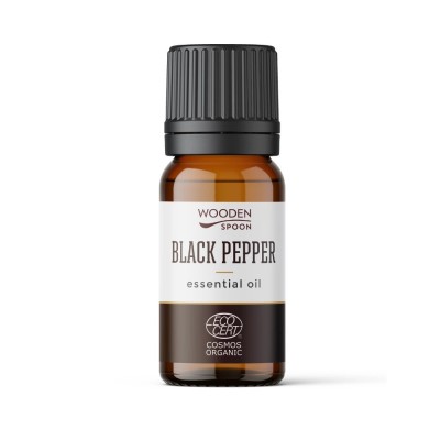 Ulei esential de piper negru, bio, 5ml, Wooden Spoon foto