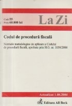 Codul de procedura fiscala (Actualizat 1.08.2004) foto