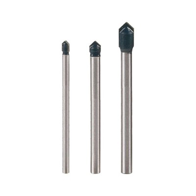 Set burghie pentru sticla si ceramica 3 bucati 5-8 mm, Raider 157115 foto