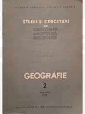 T. Morariu - Studii si cercetari de geologie, geofizica, geografie, tomul XXVII, nr. 2 (Editia: 1980) foto