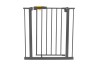 Poarta Siguranta Copii BabyJem Antracit 75-80cm Metal ABS Presiune Scari Balcoane Terasa