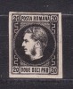 1867 - Carol I - Favoriti - 20 parale - hartie roz subtire - tip T2 - necirculat, Regi, Nestampilat