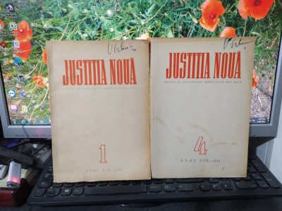 Justiția Nouă 1961, anul XVII, București, numerele 1, 4, 112 foto