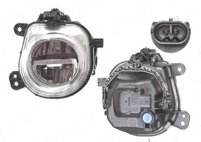 Proiector ceata BMW X3 (F25) 11.10-04.14/03.14-08.17, X4 (F26) 08.14-05.18, X5 (F15/F85) 10.13-03.19, X6 (F16) 01.14-12.19; fata, dreapta, ECE/SAE, L foto