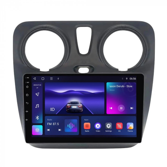 Navigatie dedicata cu Android Dacia Dokker dupa 2012, 3GB RAM, Radio GPS Dual