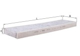 Filtru aer habitaclu DS DS 3; Fiat Ducato, Palio; Mini Mini, Mini Clubman, Mini Clubvan, Mini Countryman, Mini Paceman Motor 1.2, 449x120x32mm, OE