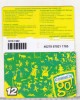 Bnk card Romania - Connex - reincarcare Go! 12 - RO-CON-REF-0021D