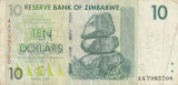 Zimbabwe 10 Dolari 2007 P-67