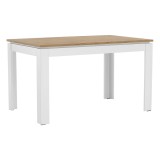 Cumpara ieftin Masa extensibila DTD alb stejar wotan Vilgo 184x86x77.8 cm