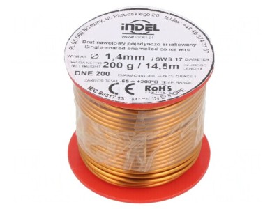 S&amp;acirc;rmă Emailată 1,4mm 0,2kg Cupru foto