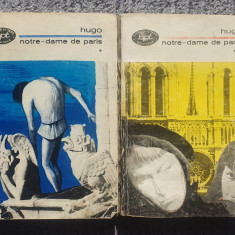 Hugo, Notre-dame de Paris (2 vol), 914 pagini, editura MINERVA 1970, stare buna