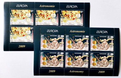 ROMANIA - Europa 2009 - Astronomie - Minicoli de 6 timbre MNH - LP 1832 d foto