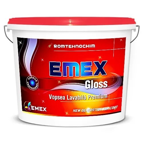 Vopsea Lavabila Lucioasa &ldquo;Emex Gloss&rdquo; - Roz Pastel - Bid. 15 L