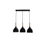 Pendul Player 3XE27 IP20, negru, Erste