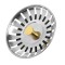 Filtru de scurgere pentru chiuveta de bucatarie Minismus, aluminiu, argintiu/auriu, 80 mm