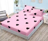 Cumpara ieftin Husa Pat Elastic 3 Piese Spotless HP016, 180x200 cm + 25cm, 2 Fete Perna 50x75 cm