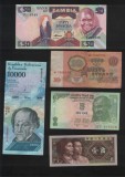 Set 5 bancnote de prin lume adunate (cele din imagini) #131, Africa