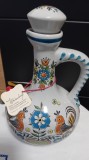 Carafă/Decantor Vintage Ulmer Keramik &ndash; Pictată Manual &ndash; Ediție Weisenbach