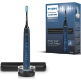 Periuta de dinti electrica Philips Sonicare DiamondClean 9000 HX9911/88, 62000 miscari/min, 4 moduri de curatare, 3 nivele intensitate, senzor presiun