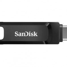 Stick USB SanDisk Ultra Dual Drive GO, 256GB, USB Type-C (Negru)