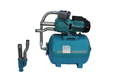 Hidrofor de mare adancime 23m cu ejector Omnigena DP355/50, rezervor 50 litri, 0.75 kW + set 4 stuturi filetate, OM5003/50+S foto
