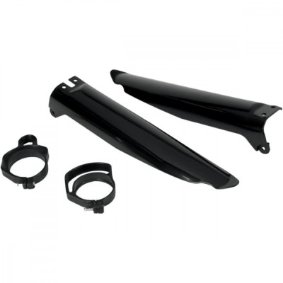 Aparatori telescoape fata Kawasaki KX125+250/96-03+KX500/96-01, negre Cod Produs: MX_NEW KA03704001 foto