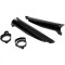 Aparatori telescoape fata Kawasaki KX125+250/96-03+KX500/96-01, negre Cod Produs: MX_NEW KA03704001