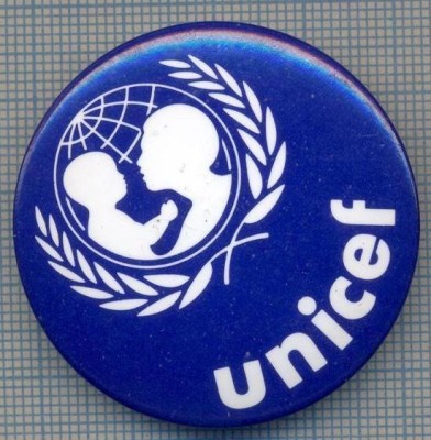AX 626 INSIGNA UNICEF-FONDUL INTERNATIONAL DE URGENTE ALE COPIILOR AL NATIUNILOR foto