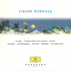 CD dublu Claude Debussy-Panorama, original