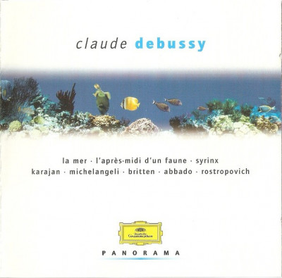 CD dublu Claude Debussy-Panorama, original foto