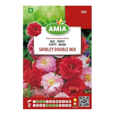 Seminte legume Amia A, mac Pavot Shirley double mix foto