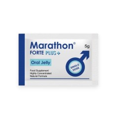 Jeleu 69 WELLNESS Marathon Forte Plus, pentru erecții puternice, creșterea libidoului și &icirc;mbunătățirea performanței sexuale la bărbați, 5 g (SUA)