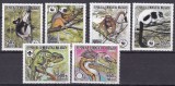 Malgasa 1988 fauna WWF MI 1110-1116 MNH ww81, Nestampilat