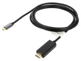 Adaptor USB-C HDMI 1,8m negru