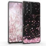 Husa pentru Samsung Galaxy A52, Silicon, Roz, 54348.02, Carcasa, Kwmobile