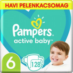 Pampers Active Baby havi Pelenkacsomag 13-18kg Junior 6 (128db)