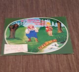 Franța Carte Poștală Umoristică Vintage 1970 &ndash; Pescăruș și Fată &icirc;n Parc, Ilustrație