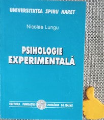 Psihologie experimentala Nicolae Lungu 2008