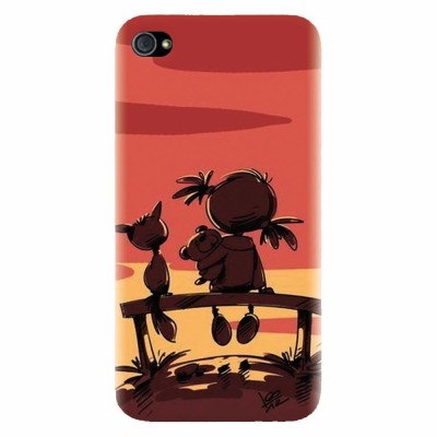 Husa silicon pentru Apple Iphone 4 / 4S, Lovely Sunsets foto