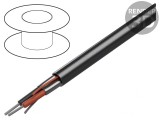 Cablu RS232 Ecranat 1x2x24AWG Cu Folie Al-PET PVC Crom