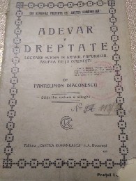B. Adevar și Dreptate Cartea Rom&amp;acirc;nească foto