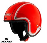 Casca pentru scuter - motocicleta Axxis model Hornet SV Royal A5 rosu lucios (ochelari soare integrati) XL (61/62cm)