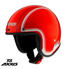 Casca pentru scuter - motocicleta Axxis model Hornet SV Royal A5 rosu lucios (ochelari soare integrati) XXL (63/64cm)