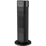 Radiator ceramic cu umidificare Heinner HCH-LH2000BK, Maner pentru manevrare usoara, Oprire automata, Negru