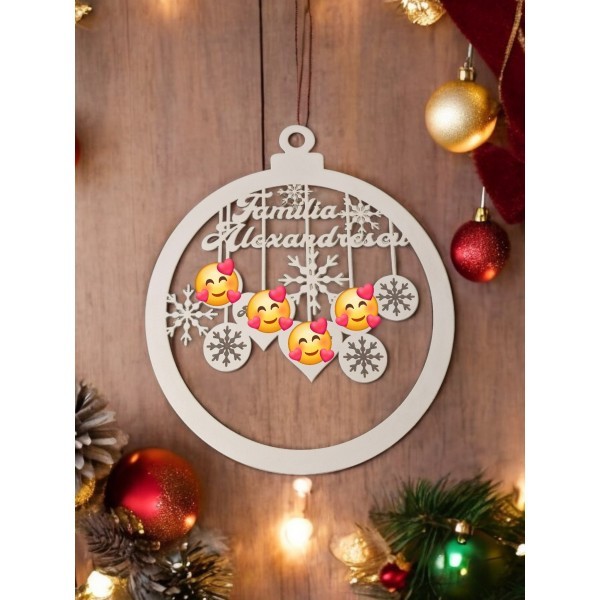 Glob personalizat membri familie, 30 cm